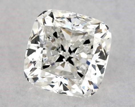 GIA 1.00 Carat G-SI1 Ideal Cut Cushion Modified Diamond